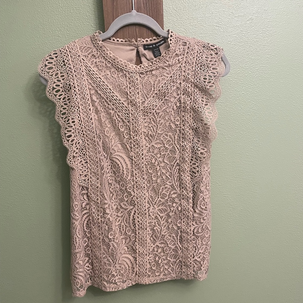 Lacy Top by Cable & Gauge